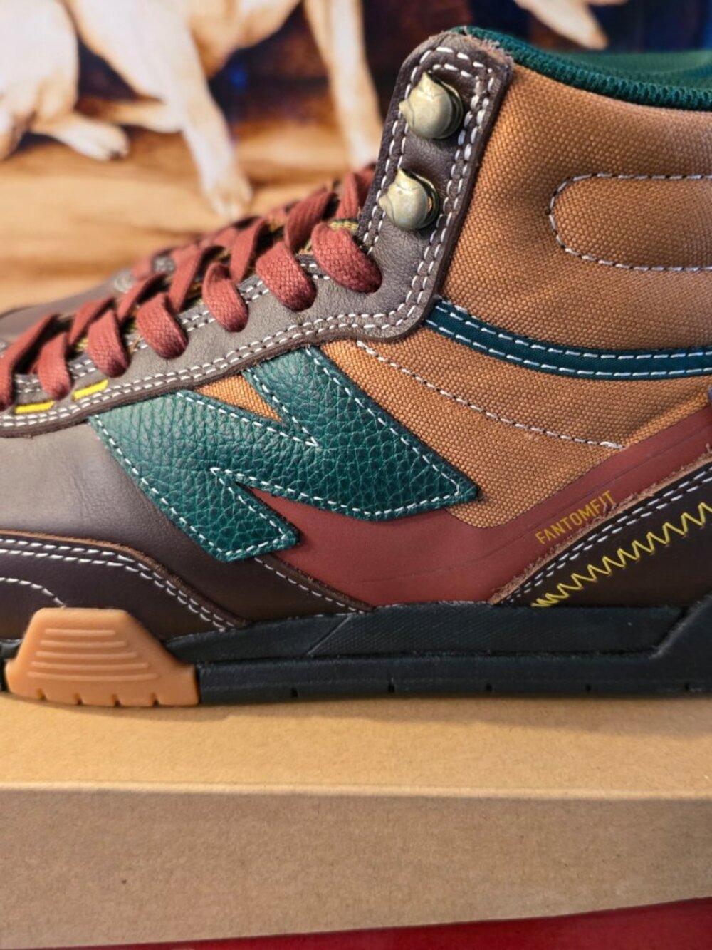 Nb Numeric 440 V2 Trail High Brown / Green NM440TBG Shoes Sneakers Mens Sz 10.5 - Picture 6 of 14
